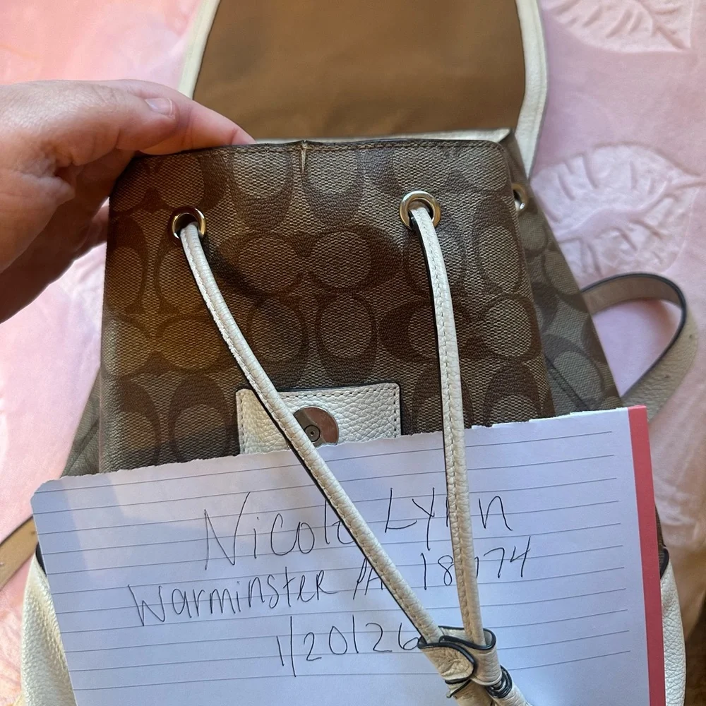 Coach x Disney Dumbo Backpack & Makeup Bag Pre owned Authentic - Picture 4 of 8